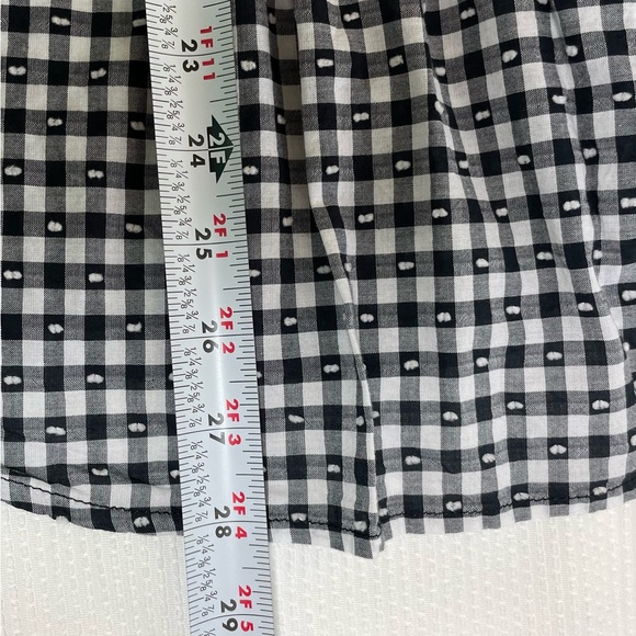 Ruby Rd. Monochrome Plaid Button-Down Shirt - Picture 10 of 11